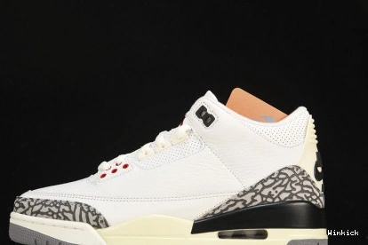 3 White  Cement Air DN3707-100 Jordan Reimagined 1005